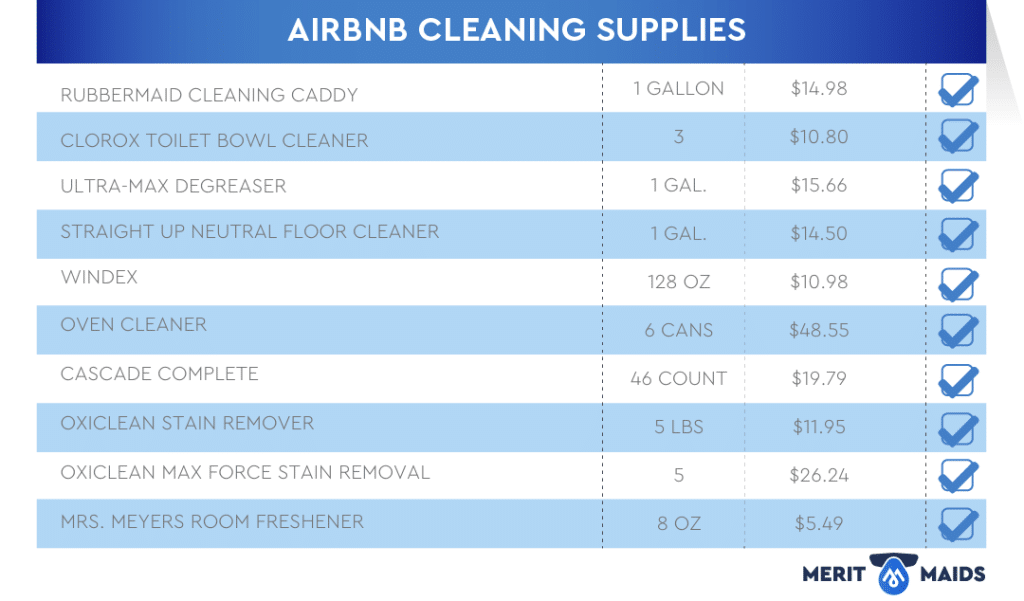 6 Best Cleaning Supplies for Airbnb Properties