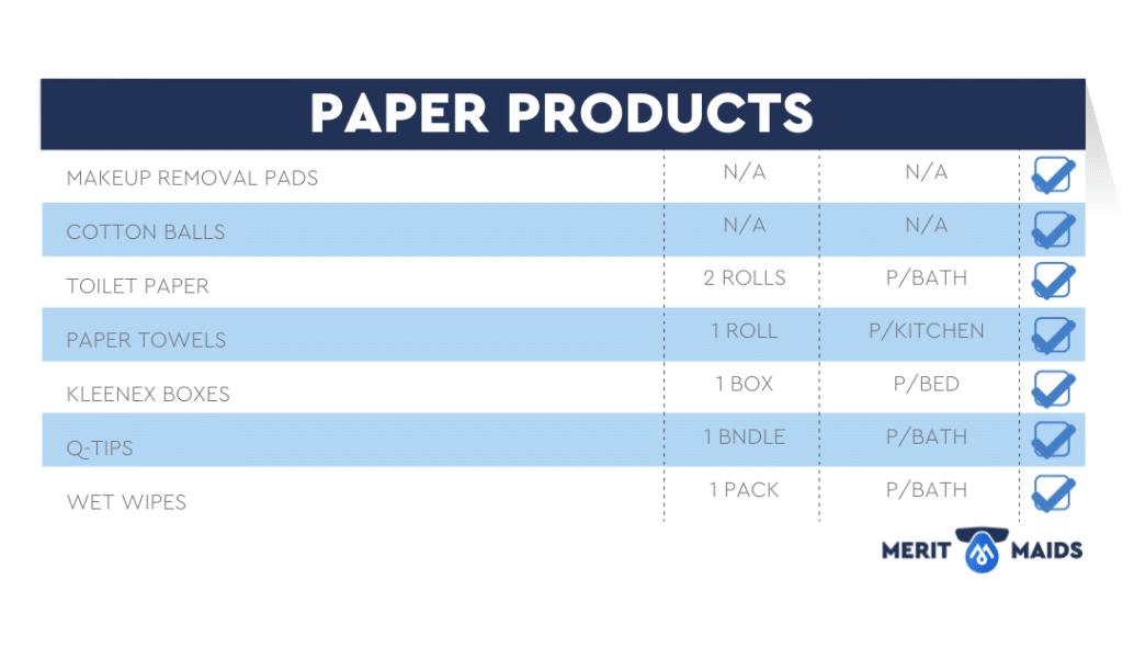 spreadsheet-of-paper-products-needed-for-vacation-rental-guests