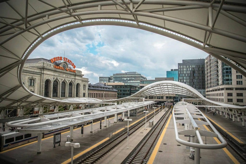 View of Union Station in Denver, Colorado, highlighting the area's vibrant surroundings for top-notch cleaning services.